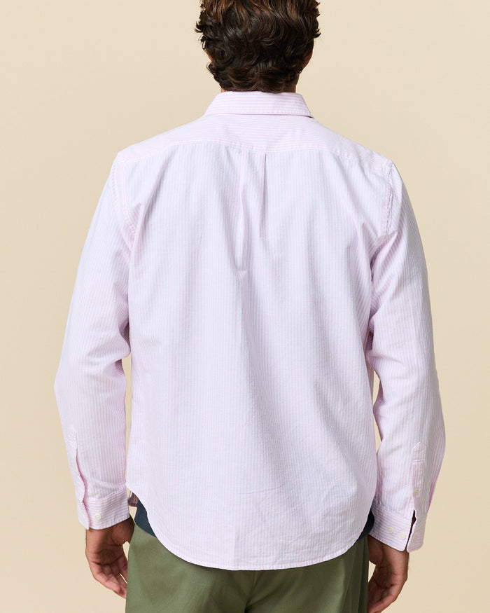 Men's Classic Stripe Babar Oxford Light Pink Stripe