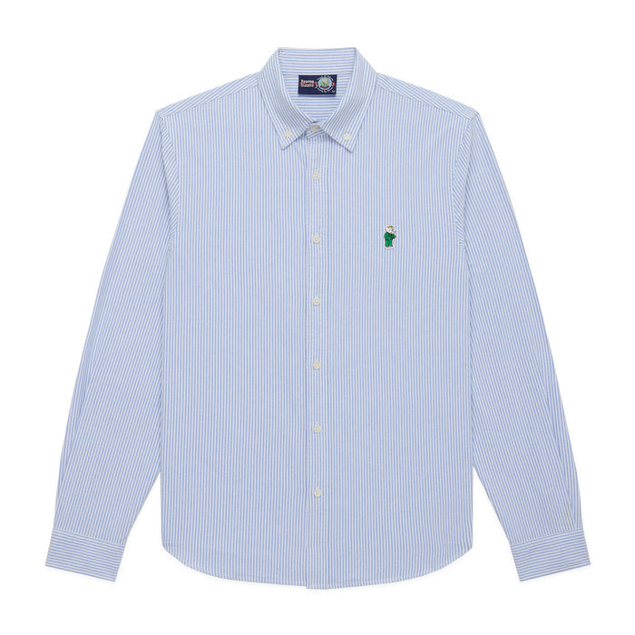 Men's Classic Stripe Babar Oxford Shirt Light Blue University Stripe