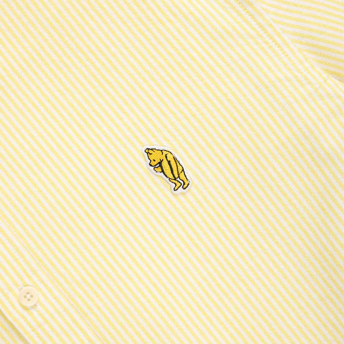 Men's Classic Stripe Winnie-the-Pooh Oxford Shirt Yellow / White University Stripe
