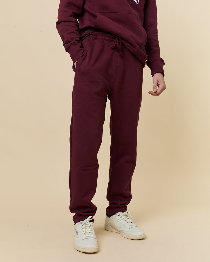 Men's Collegiate Sweatpants Burgundy