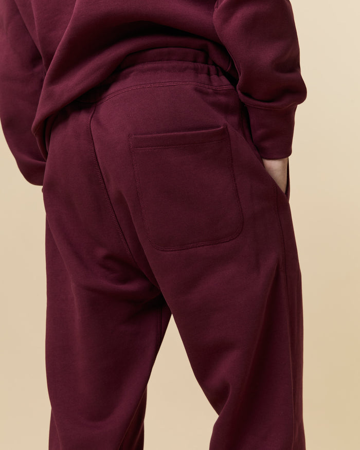 Men's Collegiate Sweatpants Burgundy
