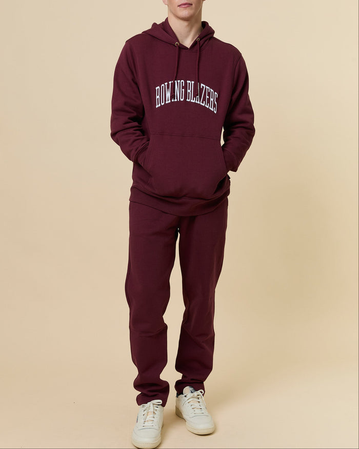 Men's Collegiate Sweatpants Burgundy