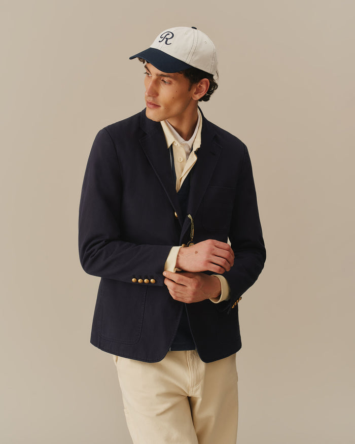 Men's Core Chino Patch Pocket Blazer Navy