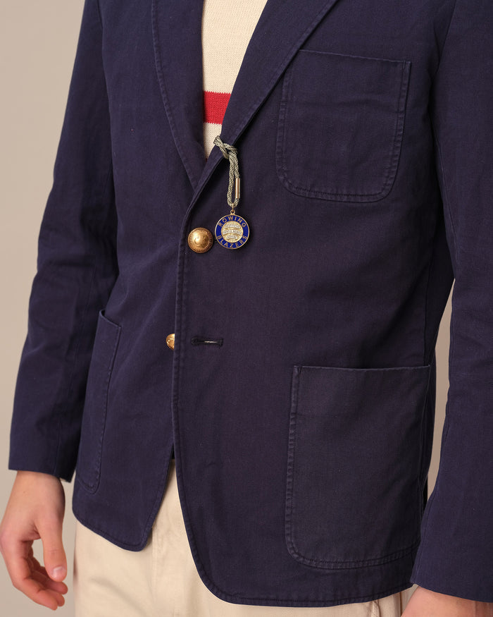 Men's Core Chino Patch Pocket Blazer Navy