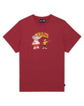 Men's Cotton Babar and Zephir T-Shirt Burgundy