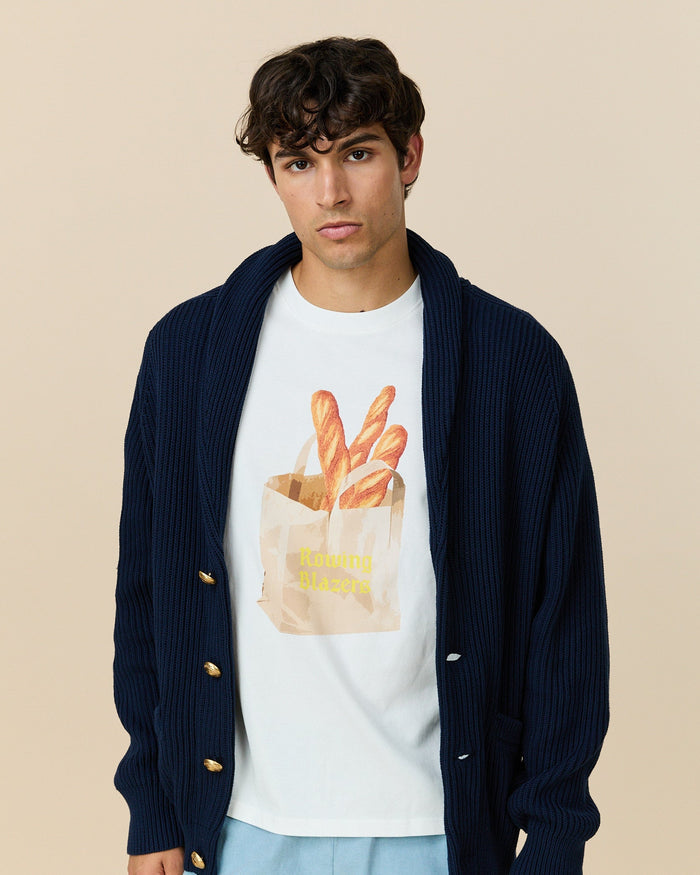 Men's Cotton Baguette T-Shirt Cream