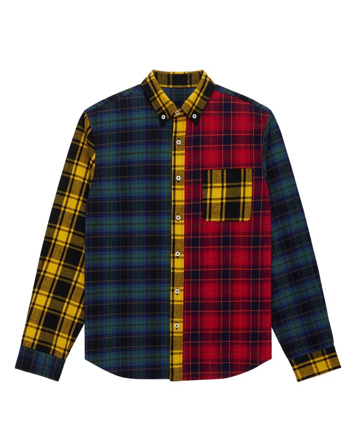 Men's Cotton Classic Flannel Fun Shirt Multi Color