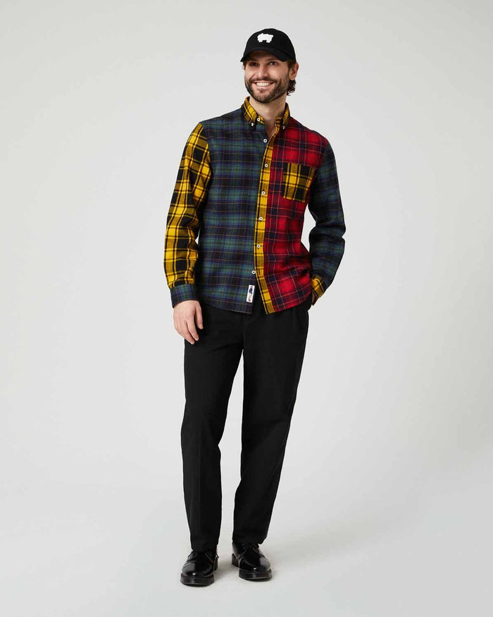 Men's Cotton Classic Flannel Fun Shirt Multi Color