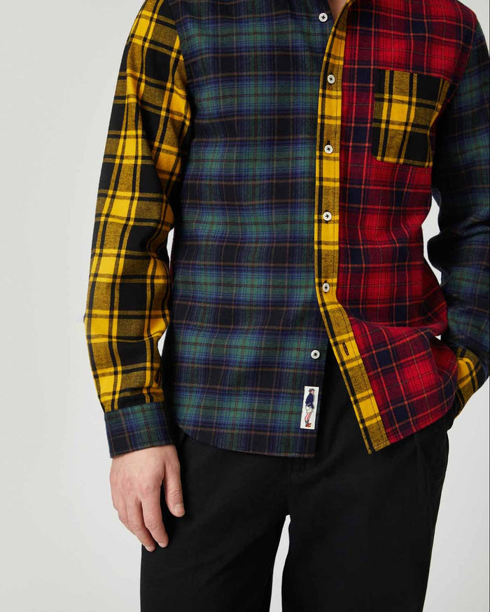 Men's Cotton Classic Flannel Fun Shirt Multi Color
