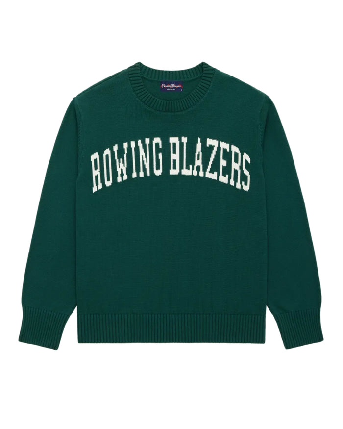 Men's Cotton Collegiate Arch Sweater Hunter Green