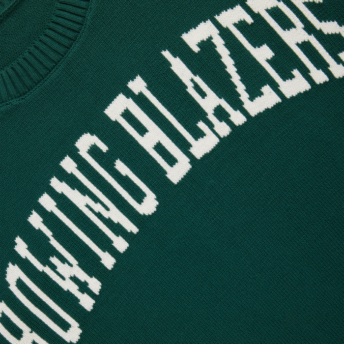 Men's Cotton Collegiate Arch Sweater Hunter Green