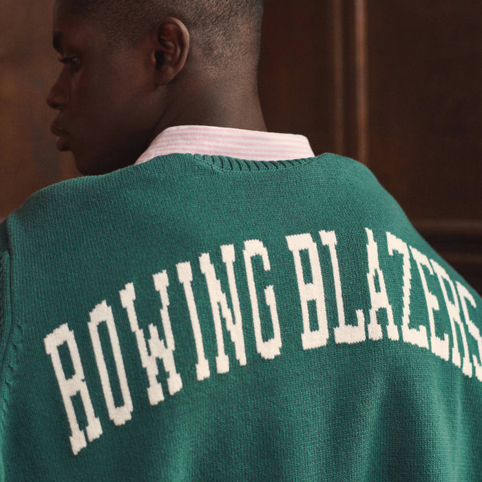 Men's Cotton Collegiate Arch Sweater Hunter Green