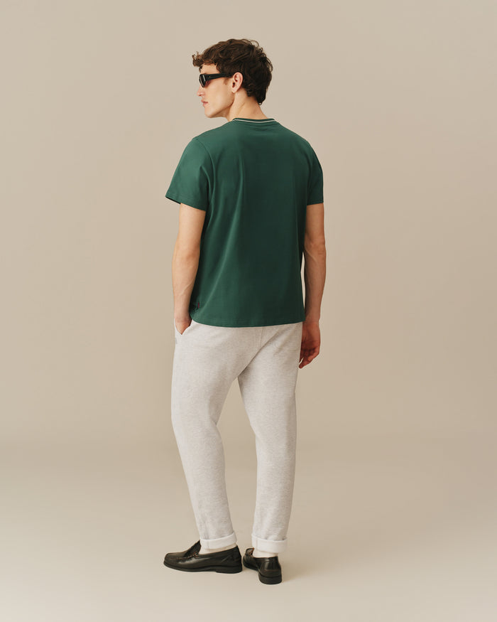 Men's Cotton Fishing Club Tee Green