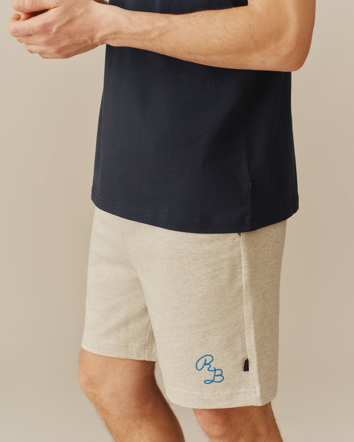 Men's Cotton Fishing Club Tee Navy