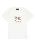 Men's Cotton Horse Tee Cream