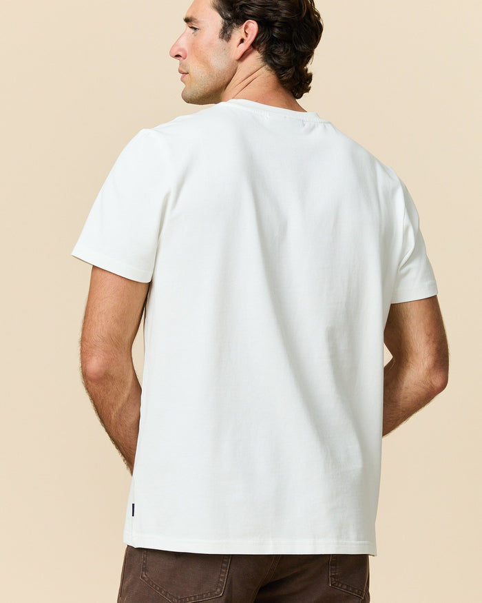 Men's Cotton Horse Tee Cream