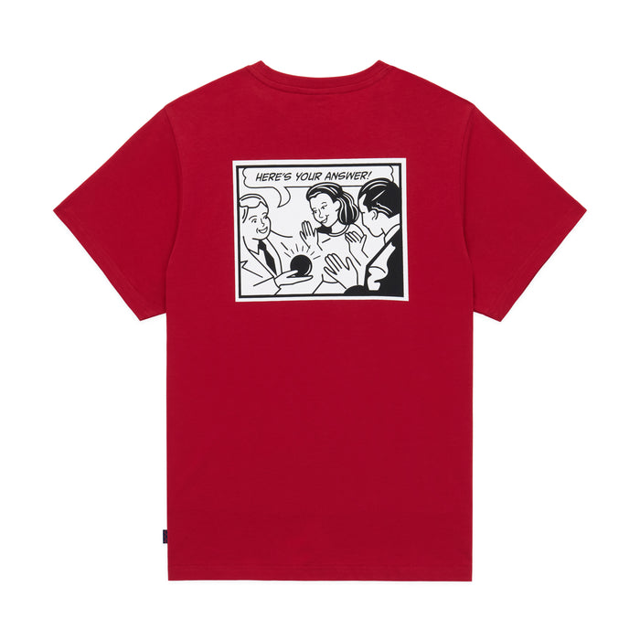 Men's Cotton Magic 8™ Comic Tee Red