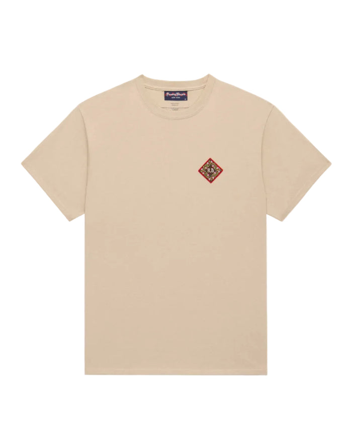 Men's Cotton Patch T-Shirt Beige