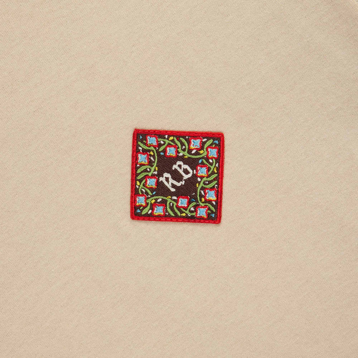 Men's Cotton Patch T-Shirt Beige