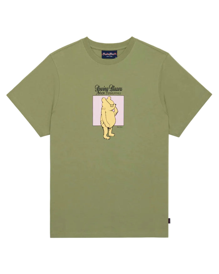 Men's Cotton Pooh Superlative T-Shirt Sage
