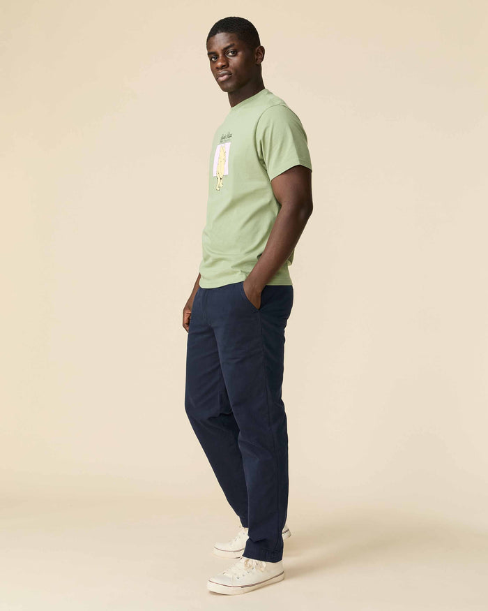 Men's Cotton Pooh Superlative T-Shirt Sage