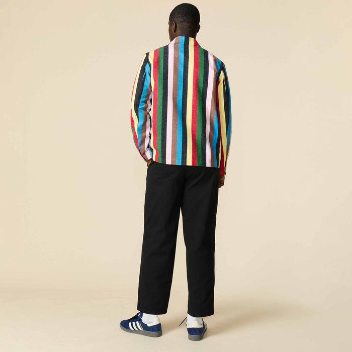 Men's Croquet Stripe Chore Jacket Croquet