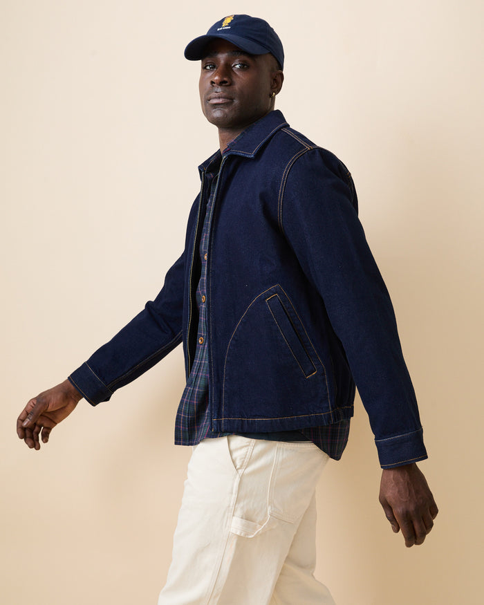 Men's Denim Jacket Rinse Wash