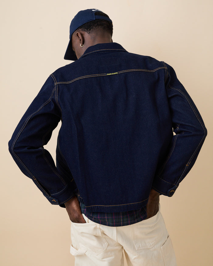 Men's Denim Jacket Rinse Wash