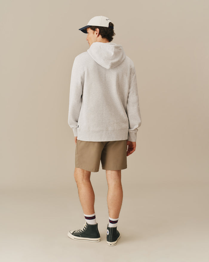 Men's Fleece Rowing Oars Hoodie Heather Gray Heather Gray / XS