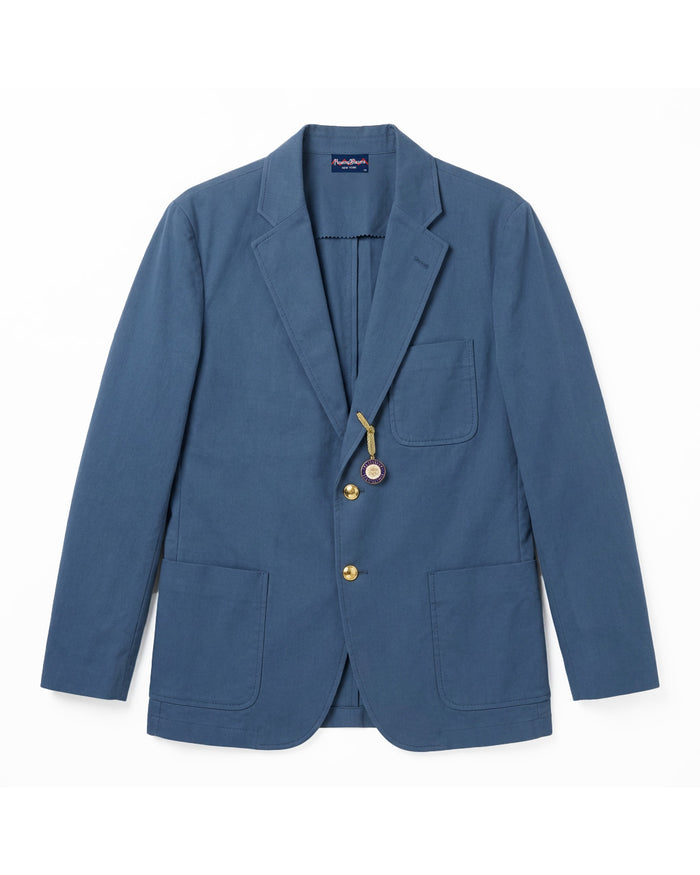 Men's Lightweight Twill Patch Pocket Blazer Light Blue