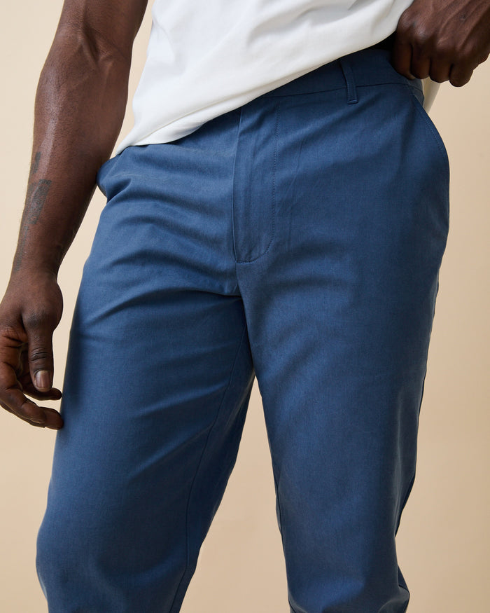 Men's Lightweight Twill Suit Pant Light Blue