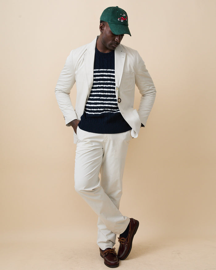 Men's Lightweight Twill Suit Pant Natural