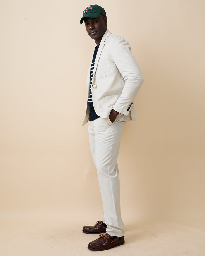 Men's Lightweight Twill Suit Pant Natural