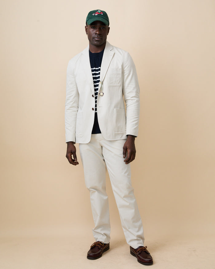 Men's Lightweight Twill Suit Pant Natural