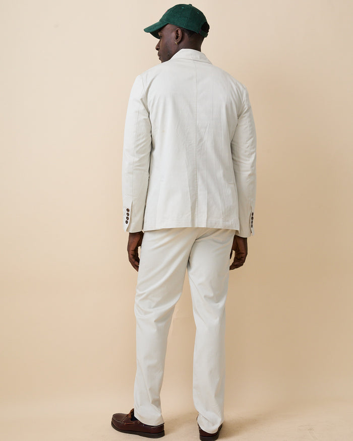 Men's Lightweight Twill Suit Pant Natural