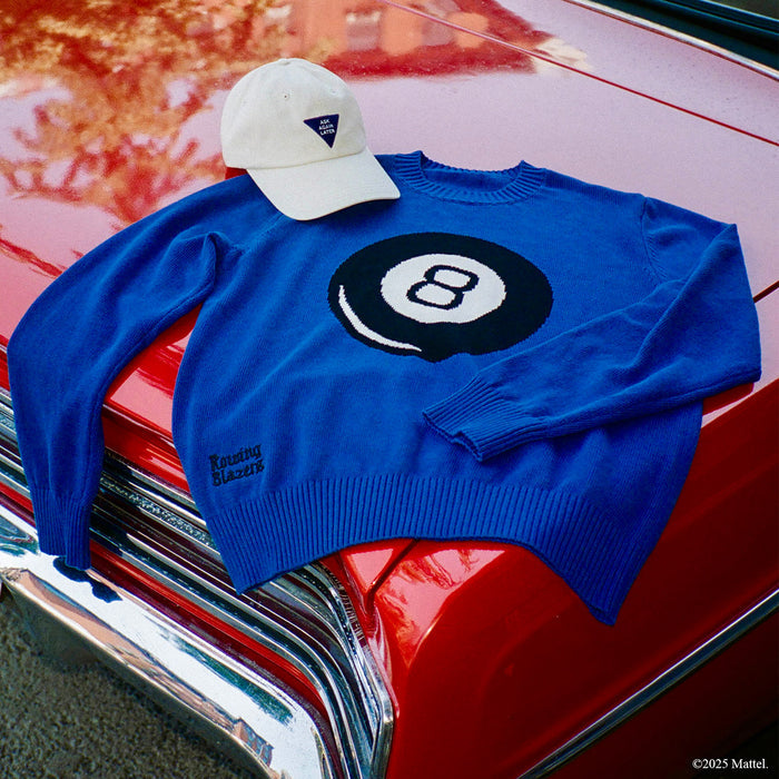 Men's Magic 8™ Ball Cotton Sweater Blue