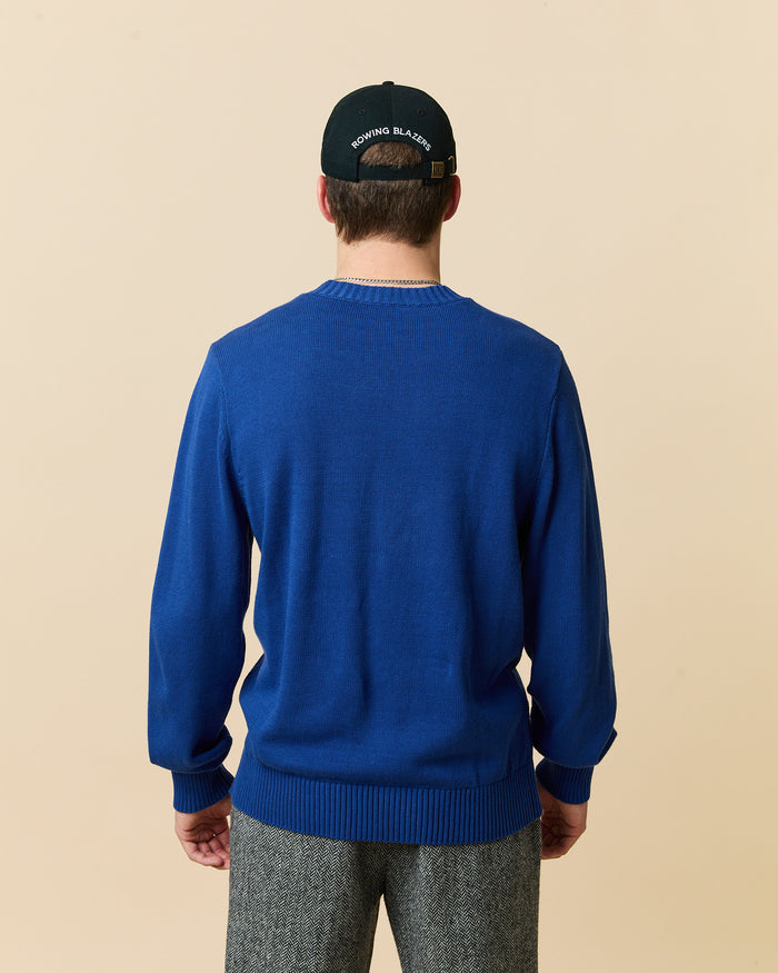 Men's Magic 8™ Ball Cotton Sweater Blue