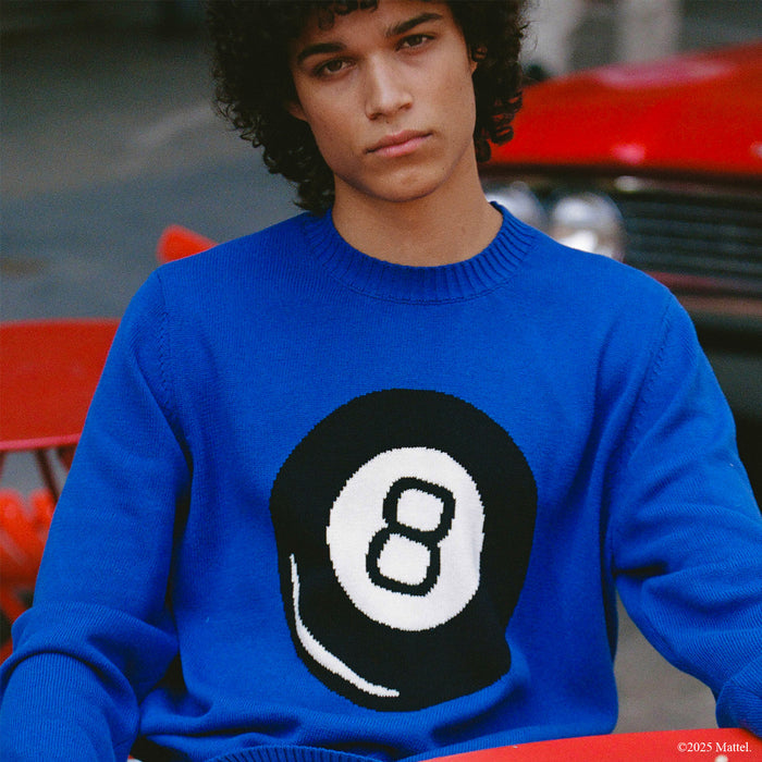 Men's Magic 8™ Ball Cotton Sweater Blue