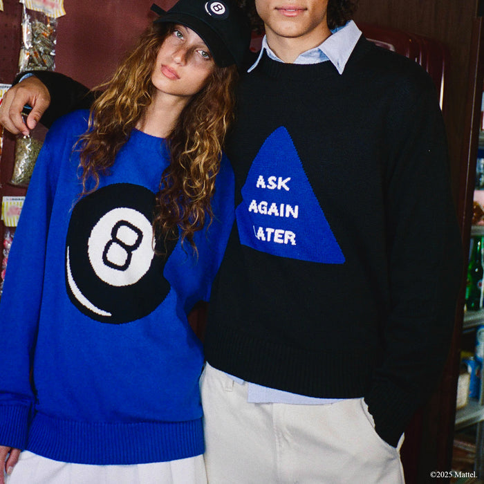 Men's Magic 8™ Ball Cotton Sweater Blue