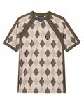 Men's Mesh Argyle Soccer Jersey Olive