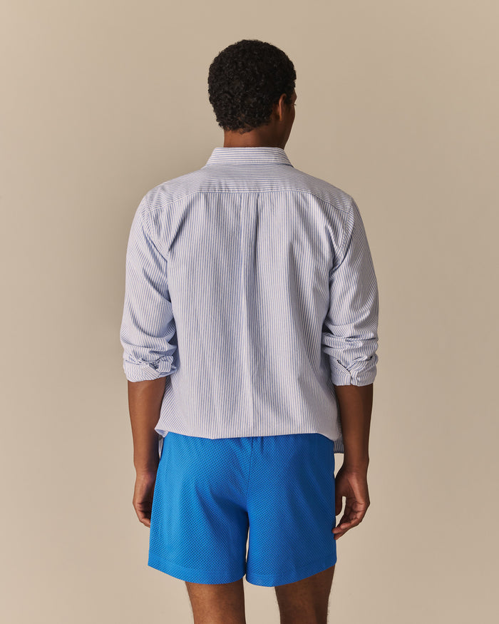 Men's Mesh Athletic Short Blue Blue / XL