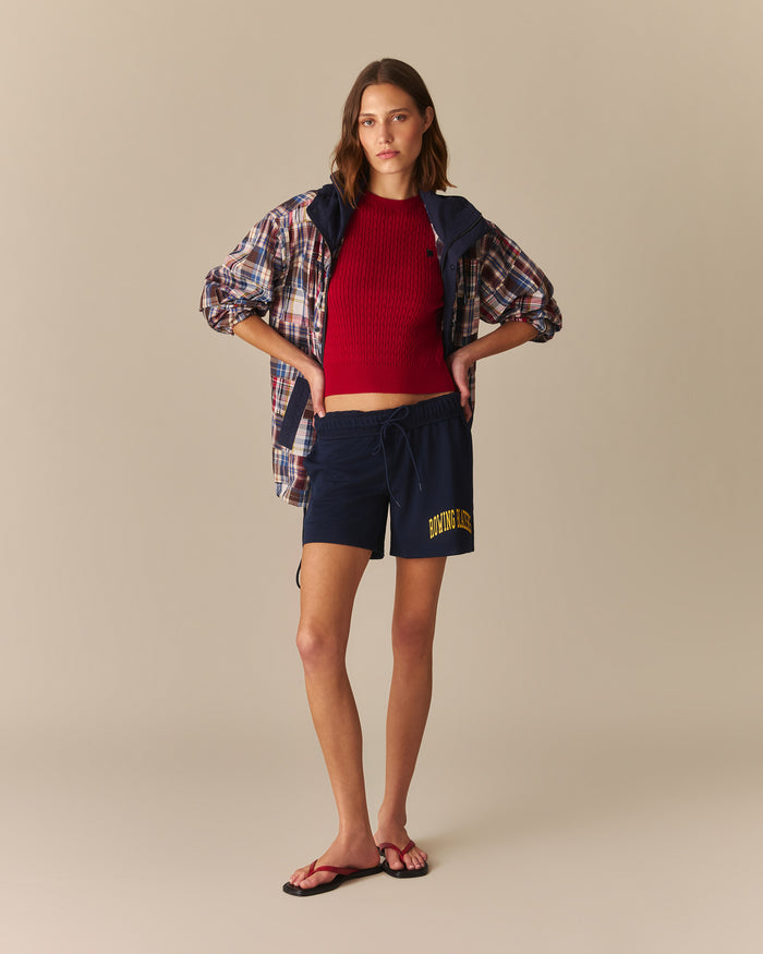 Men's Mesh Athletic Short Navy
