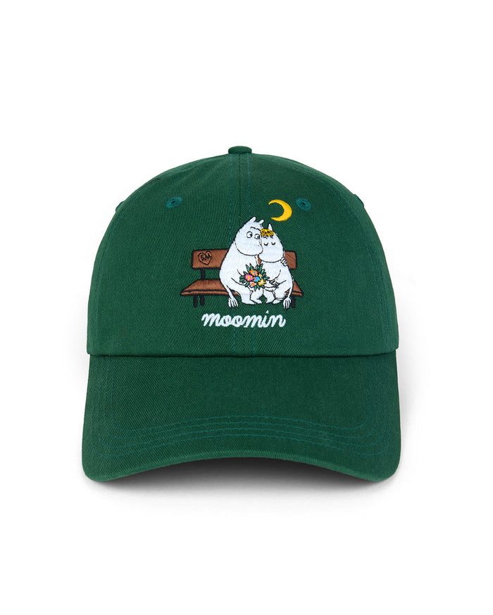 Men's Moomin Cotton Baseball Cap Green