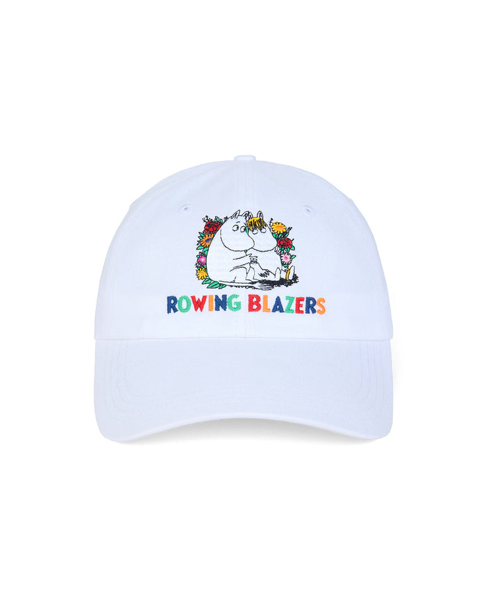 Men's Moomin Cotton Baseball Cap White