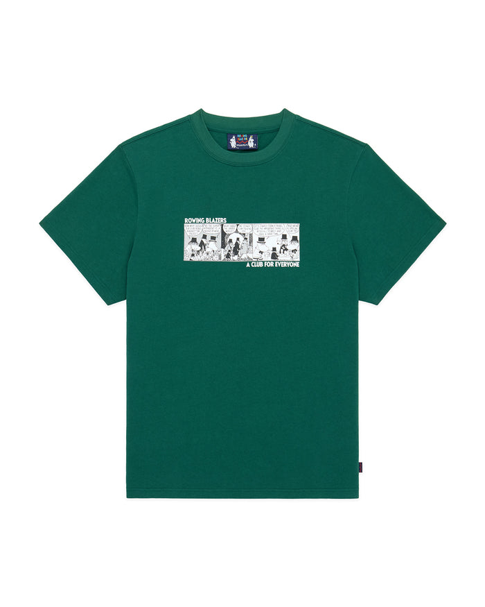Men’s Moomin Cotton Comic T-Shirt Green