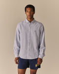 Men’s New Yorker Winnie-the-Pooh Oxford Shirt Navy& White Navy& White / XL