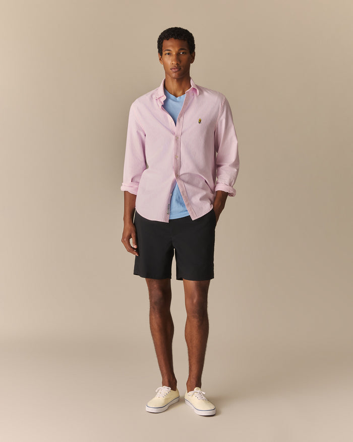 Men’s New Yorker Winnie-the-Pooh Oxford Shirt Pink Pink / XL