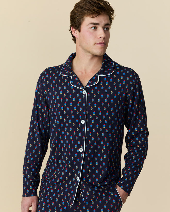 Men's Paddington Pajama Set Navy