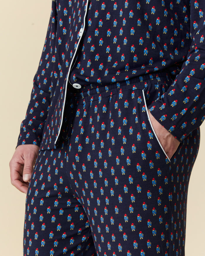 Men's Paddington Pajama Set Navy