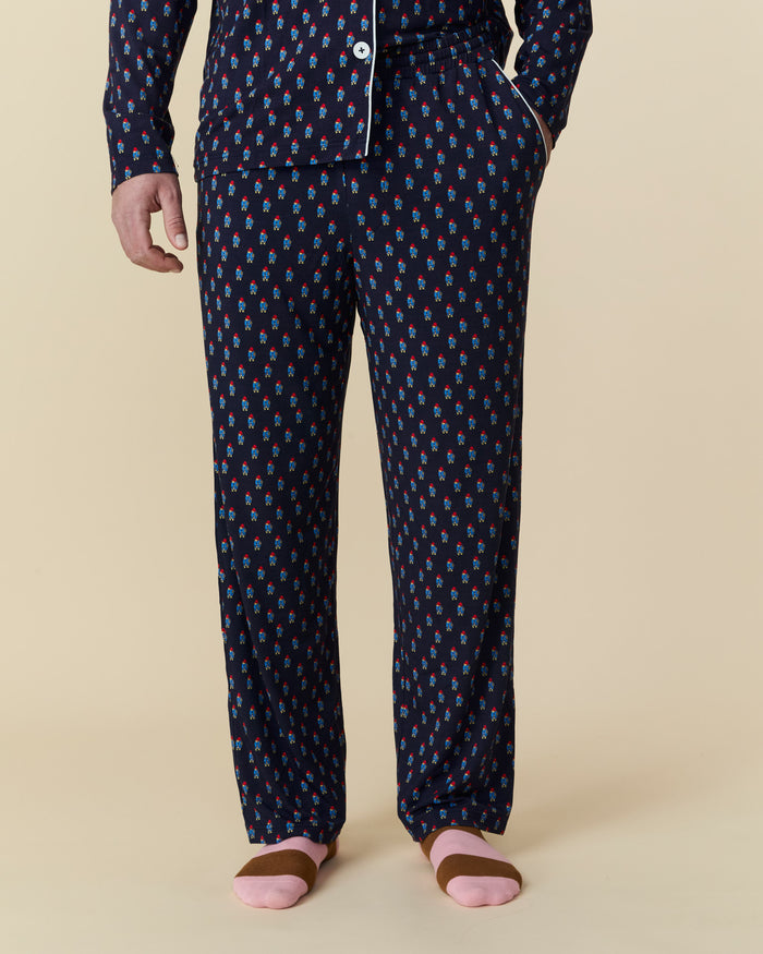 Men's Paddington Pajama Set Navy